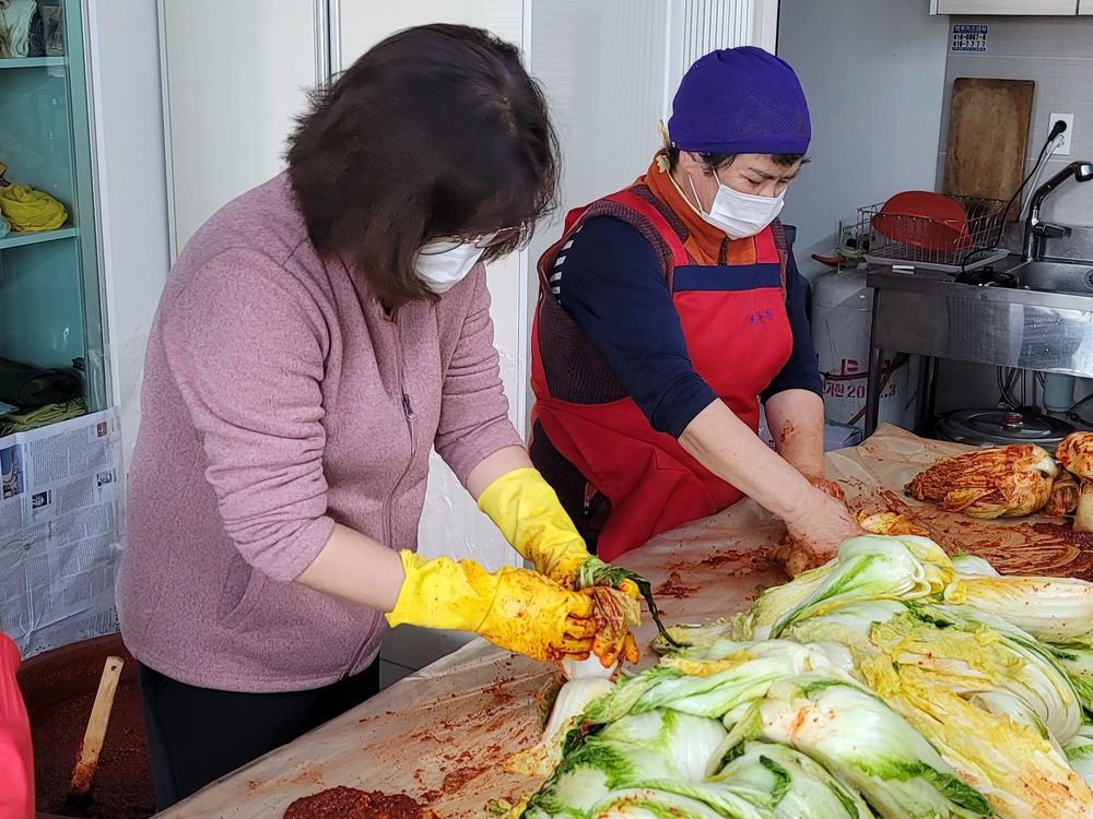 2020년 청학1동 사랑담근 김장김치 나눔행사