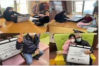 한국토지주택공사가 지원한 임대어르신 8세대 봄가을 이불 전달 