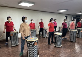 난타 연습 사진